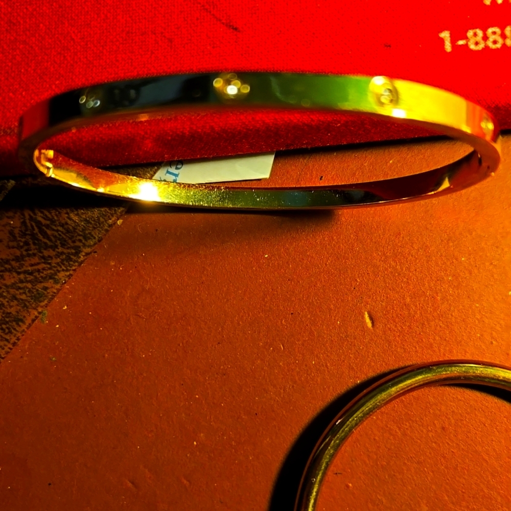 Gold Bangle - image 1